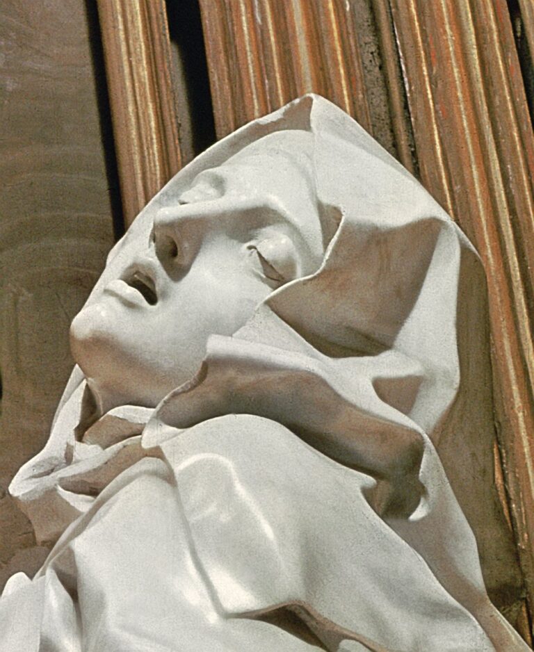 Gian Lorenzo Bernini - Ecstasy of StTeresa marble detail of 968 - (MeisterDrucke-358676)